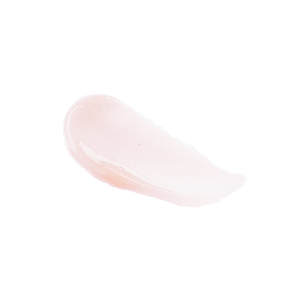 A dab of creamy lip balm showing notes of cherry color