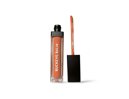 Super cute, super cute soft pink and orange lip gloss that catch the light just right